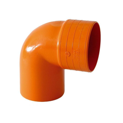 CURVA CHIUSA 87° PVC ROSSO PER TUBI IDRAULICI 160 mm en oferta