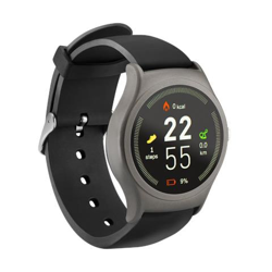 Smartwatch SW201 Display 1.3'' Bluetooth per Fitness con Pedometro e Cardiofrequenzimetro Nero - Europa en oferta