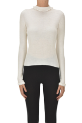 Ribbed knit pullover características