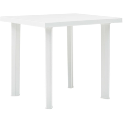 Asupermall - Tavolo da Giardino Bianco 78x75x72 cm in Plastica características