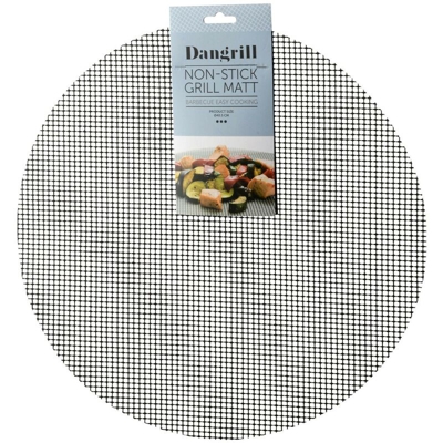 Tappetino per Griglia Rotondo a Rete Antiaderente BBQ - Dangrill 86594