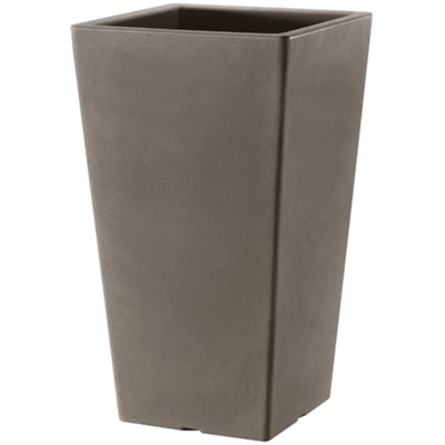 Vaso quadro quadrato 100 cm vasi fiori resina colorati da esterno e giardino piante fiori