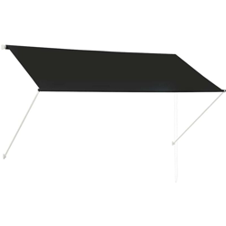 Tenda da Sole Retrattile 250x150 cm Antracite - Grigio - Vidaxl características