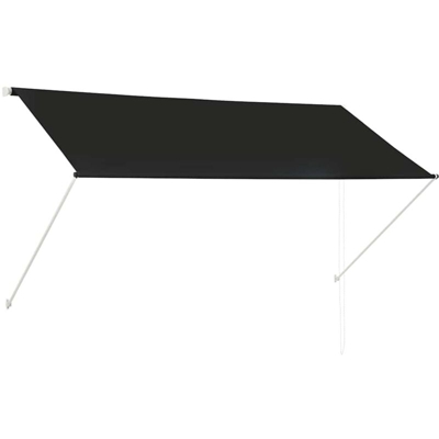 Tenda da Sole Retrattile 250x150 cm Antracite - Grigio - Vidaxl