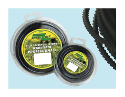 OX - FILO per DECESPUGLIATORE in NYLON - seghettato - 4mm x 9mt - dentato en oferta