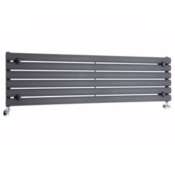 Hudson Reed Revive Radiatore Termoarredo di Design Orizzontale Moderno - Termosifone Con Finitura In Antracite - Design a Colonna Ovale - 354 x 1600 en oferta