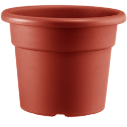Vaso plastica tondo 25cm coccio características