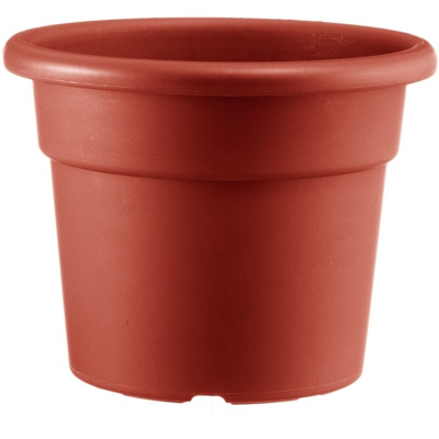 Vaso plastica tondo 25cm coccio