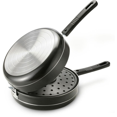 Fornetto con vaporiera diametro 24 cm antiaderente Fuoco e Idee Due Piu