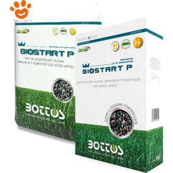 Bottos BIO START 12-20-15 + 18 SO3 Concime prato SEMINE TRASEMINE da 10 KG características
