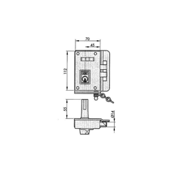 Azbe - SERRATURA DA EQUITAZIONE 10-C DR. NICHEL precio