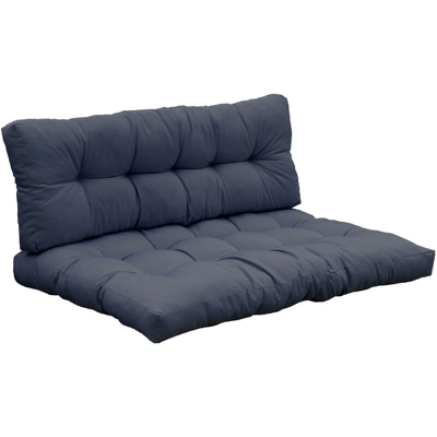 set 2 cuscini da esterno grigio antracite - riouga - Red Deco