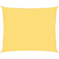 vidaXL Vela Parasole 160 g/m² Beige 2,5x3 m in HDPE - Beige en oferta