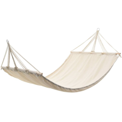 Vidaxl - Amaca con asta 210 x 150 cm crema - crema en oferta
