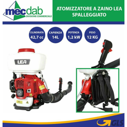 Nebulizzatore a scoppio 2T 42,7 cc serbatoio 14 lt LEA LEA precio