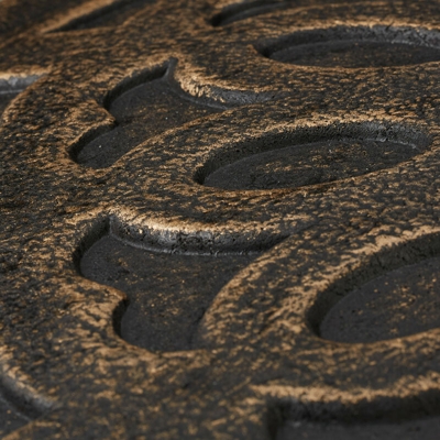 Relaxdays - Base per Ombrellone, per Aste da 38-50 mm, Resistente alle Intemperie, Giardino & Balcone, Ø 49,5 cm, Marrone