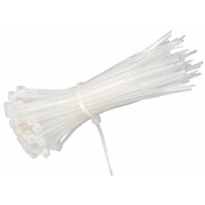 V-tac 100 fascette per cavi 3,5x150mm in nylon colore bianco 11165