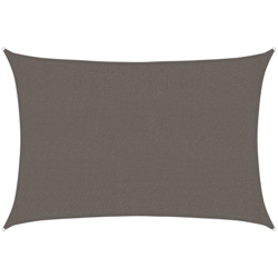 Vela Parasole 160 g/m² Antracite 2,5x4 m in HDPE - Antracite - Vidaxl características