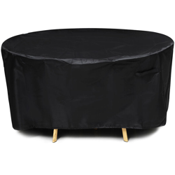 185 * 65 cm copertura per mobili da giardino copertura per tavolo rotonda resistente ai raggi UV nero impermeabile características