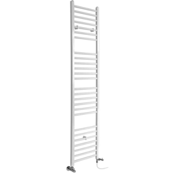 Hudson Reed Ive Scaldasalviette Misto Piatto Moderno - Termoarredo Bagno a Scaletta Bianco - Design Elettrico & Idraulico - 763W - 1800 x 400mm características