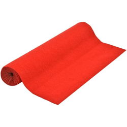 Erba Artificiale con Tacchetti 4x1 m Rossa - Rosso - Vidaxl precio