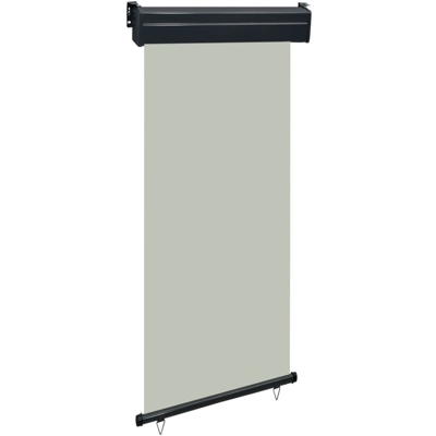 Tenda Laterale per Terrazzo 100x250 cm Grigia