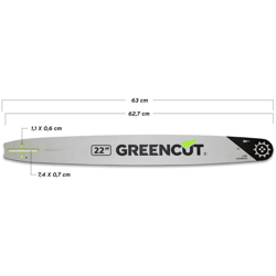 Greencut - Lama 22' 0.325 55,9cm motosega (4 chiodini) precio