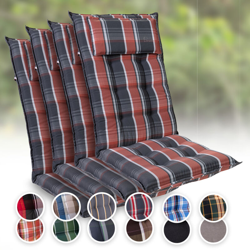 Sylt, Imbottitura, Schienale Alto, Sedia da Giardino, Poggiatesta, Poliestere, 50x120x9cm características