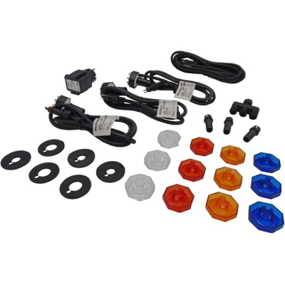 Luce Subacquea per Laghetti MiniBright 3x8 LED 1354019 - Nero - Ubbink