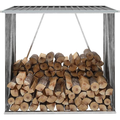 Asupermall - Capannone da Giardino in Acciaio Zincato 163x83x154cm Antracite