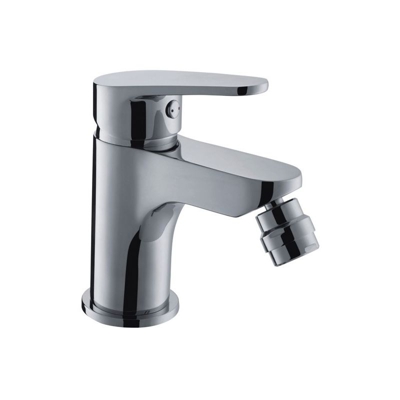 Miscelatore Monocomando Bidet Cromo Serie Pink con Scarico Automatico 1'1/4 Habitat