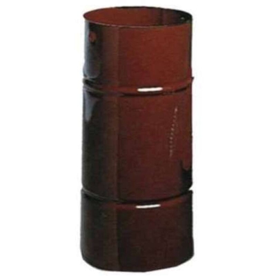 Tubo Stufa Per Serranda Acciaio Porcellanato Marrone 12X25 Cm