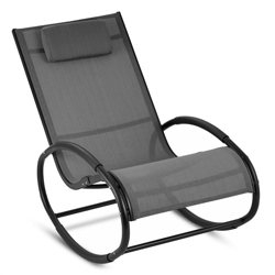 Retiro Poltrona Oscillante Sedia a Dondolo Alluminio Poliestere grigio características