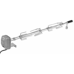 Spiedo motorizzato da rosticceria in acciaio 1000 mm - Argento - Vidaxl características