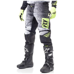 Pantaloni Motocross Fly Racing 2019 Kinetic Noiz Nero Hi Vis (34 Vita = Eu 50, Nero) características