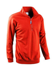 Felpa 1/2 zip smash rossa m características