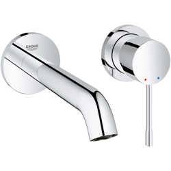 Rubinetteria 2 fori per lavabo Grohe Essence DN15, a parete, sporgenza 230mm, colorazione: super acciaio - 19967DC1 precio