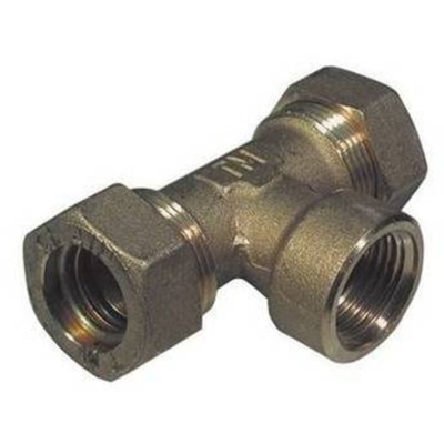 RACCORDO A TEE O-RING FEMMINA TIEMME 1/2 x 14