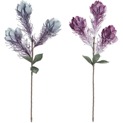 Fiori Decorativi Azzurro EVA (etilvinilacetato) Lilla (2 pcs) - Dkd Home Decor