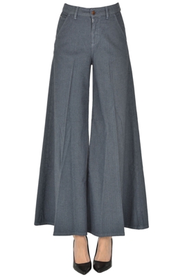 Wide leg trousers