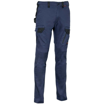 Pantalone in Cotone con Mutitasca 245 grammi al m2 Colore Blu Taglia 56