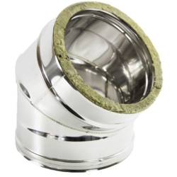 Smmo - Gomito a 45° coibentato, in acciaio inox > 100-150 mm en oferta