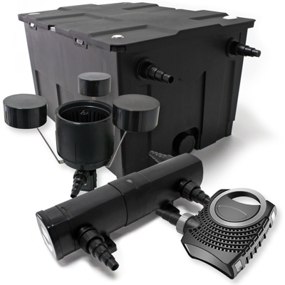 Il set filto bio 60000l 36W UVC Depuratore per stagni 80W Pompa per stagni Skimmer