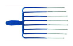 Forca Per Pietrisco Blinky Punta Piatta In Acciaio 9 Denti en oferta