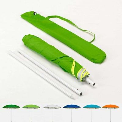 Ombrellone mare portatile molto leggero spiaggia tascabile 180 cm Pocket | Verde 2
