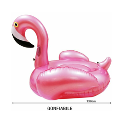 Fenicottero Gonfiabile Cm.115/138X120 C/Maniglie características