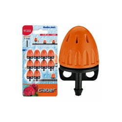 Gocciolatore aspersore 0-40 l/h Claber 91232 blister 10 pz. características