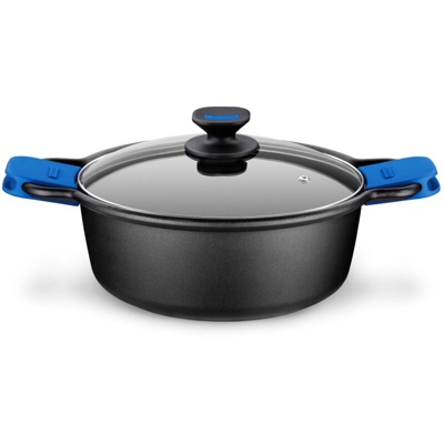 Casseruola Alta con Coperchio 24cm anche per Induzione - Monix