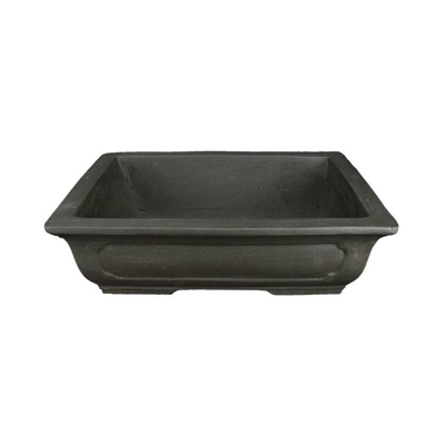 Vaso per bonsai Giapponese Morrisan rettangolare in gres 36,5x26x9,5 cm - B20-12