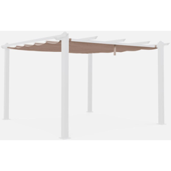 Telo del tetto, colore: Talpa, per pergolato, dimensioni: 3x4m, modello: Condate - telo di ricambio per pergola, telo sostitutivo - Bruno precio